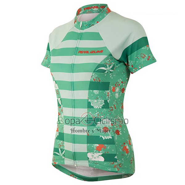 Pearl Izumi Ropa Ciclismo Culotte Corto 2017 Mujer Mangas Cortas Verde